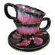 2 vintage cups and saucers