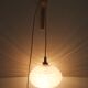 White Clichy glass hanging lamp