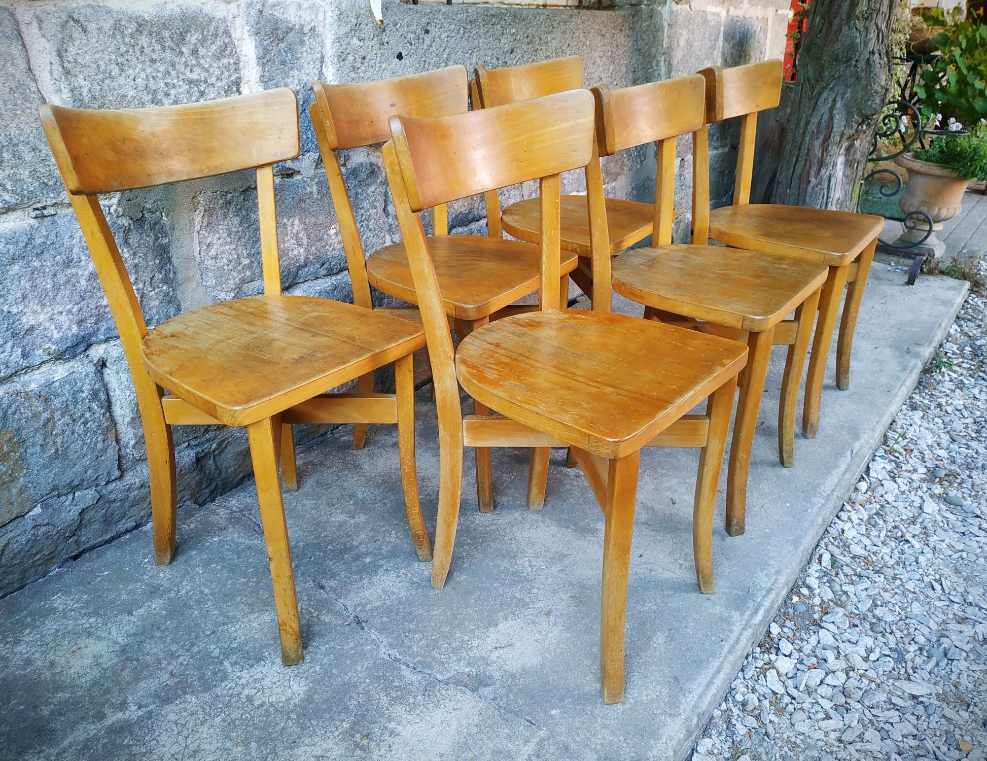 Série de six chaises bistrot Luterma