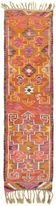 Turkish Handwoven Vintage Herki Kilim 95 cm x 316 cm