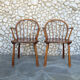 Pair of Scandinavian bars with solid wood Denmark