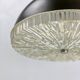 Suspension Space Age 1970, marron et chrome