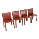 Chaises de salle à manger Cassina Cab 412 par Mario Bellini Italie, lot de 4