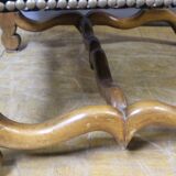 Louis XIV armchair in walnut, 18th century