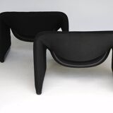 Fauteuils F598 du milieu du siècle par Pierre Paulin pour Artifort, années 1980, lot de 2