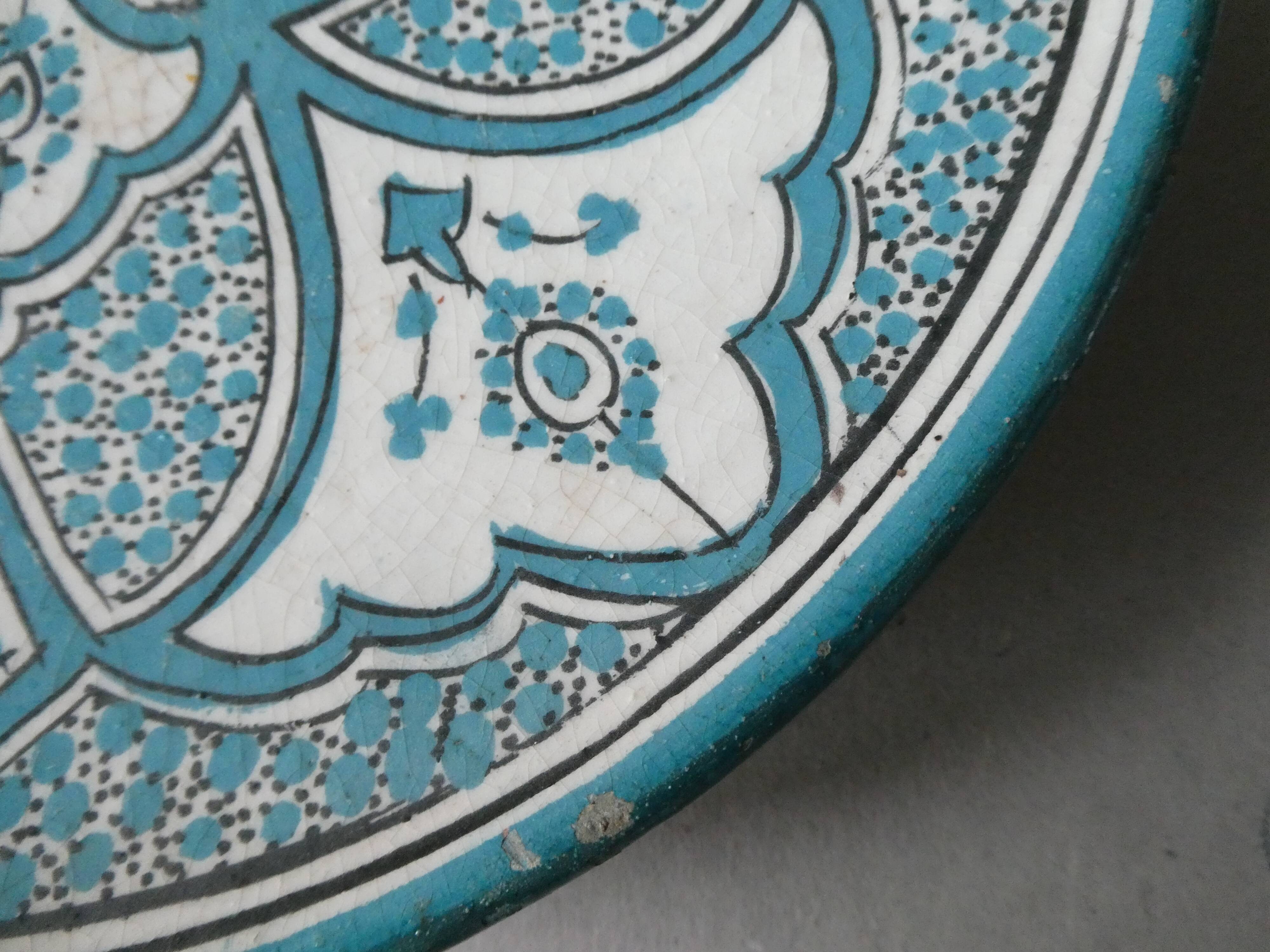 Safi Morocco pottery dish