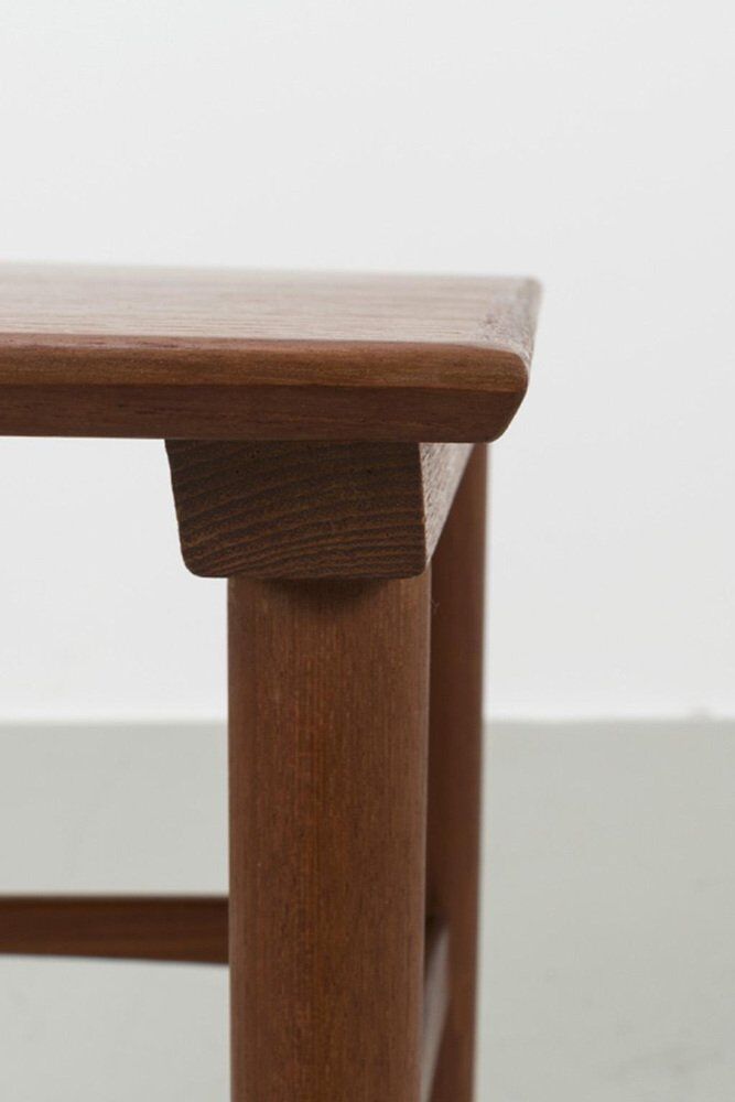 Tables gigognes en teck danois, ensemble de 3