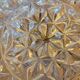 Diamond-pointed glass ceiling light