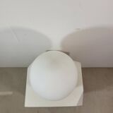 Vintage Vianne egg lamp in opaline 1970s
