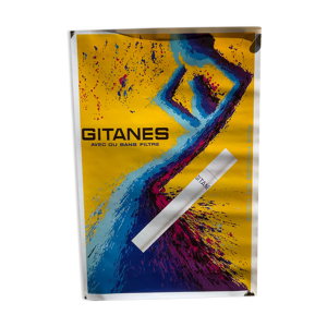 Affiche pub gitanes Jacques Auriac