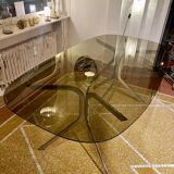 Oval dining table 1970