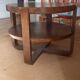 Double top round side table