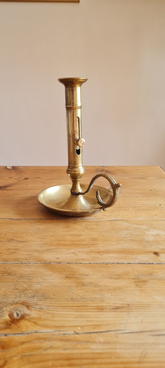 Brass candle holder