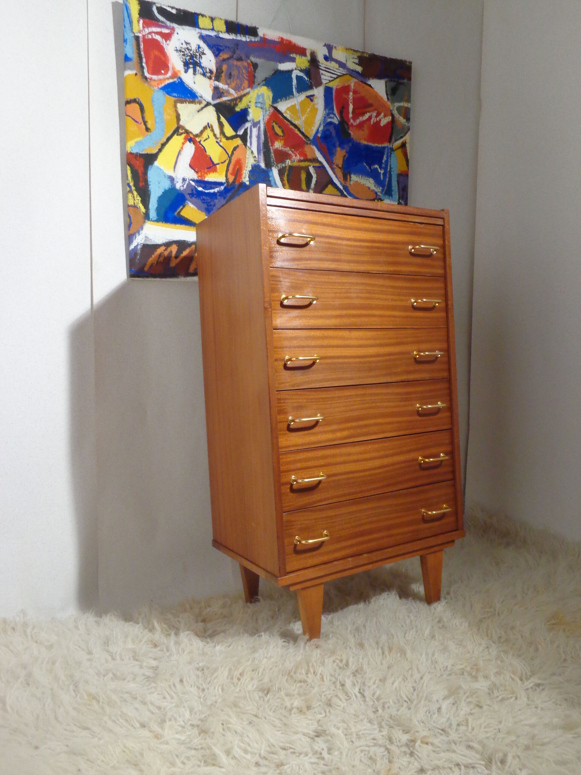 Chest of drawers vintage 60s