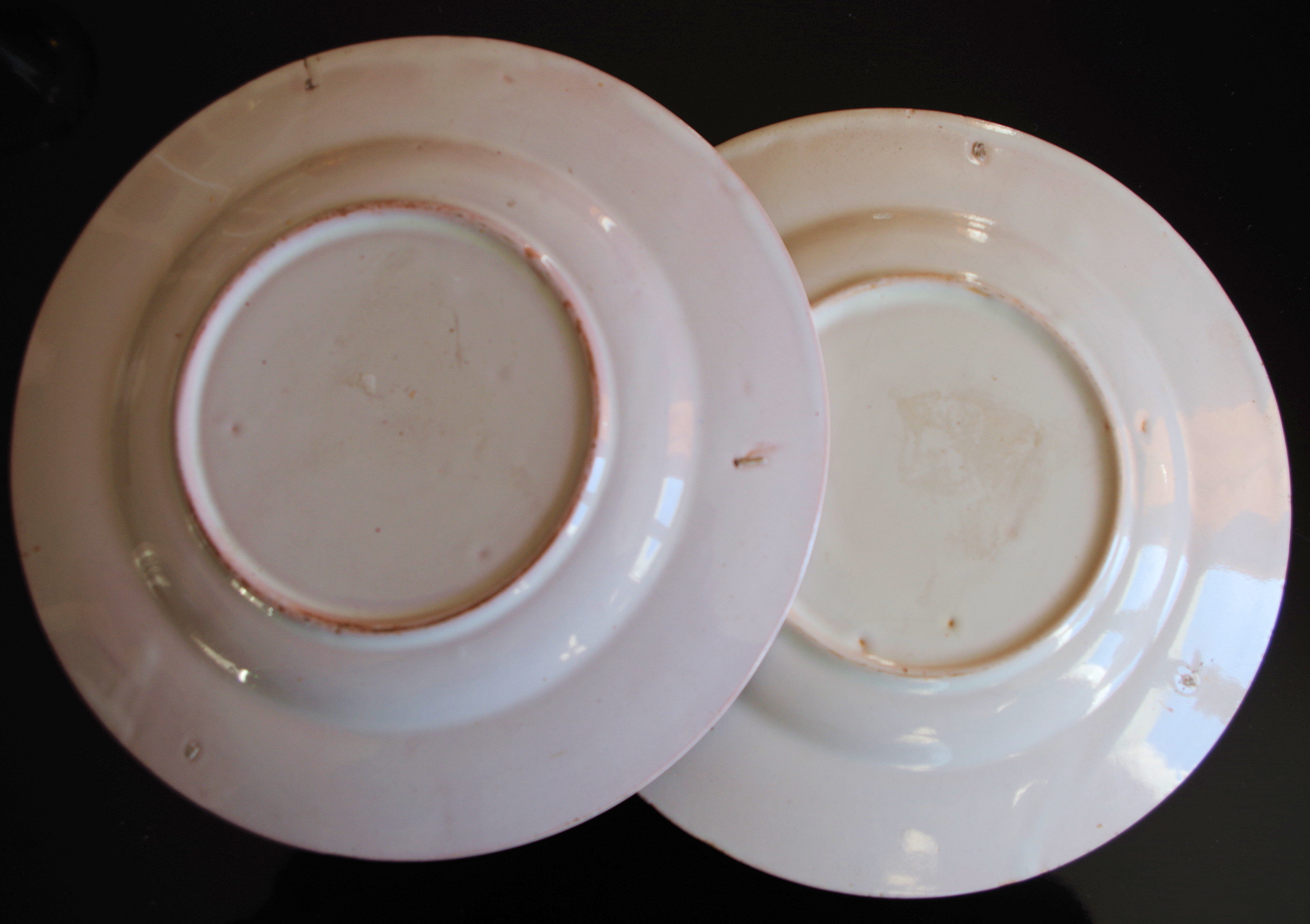 Pair of vintage plates