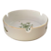 White and green porcelain ashtray with floral pattern from Hollóháza, with gold trim, 1960s.