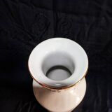 Porcelain peacock vase