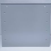 Industrial lacquered metal shelf, 1990s design