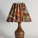 Brown Stoneware Table Lamp, Model number 59617, by Scheurich West Germany 1960s