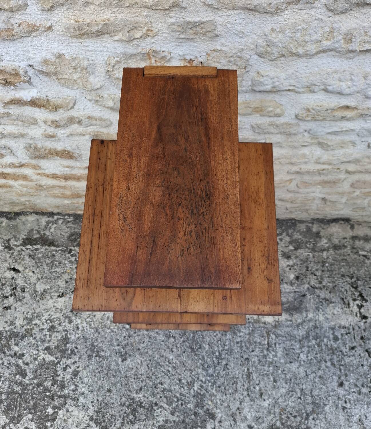 Walnut shelf ART DECO