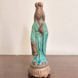 Sculpture of Guanyin Kuan Yin Chinese Buddhist Buddha Qing China