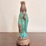 Sculpture of Guanyin Kuan Yin Chinese Buddhist Buddha Qing China