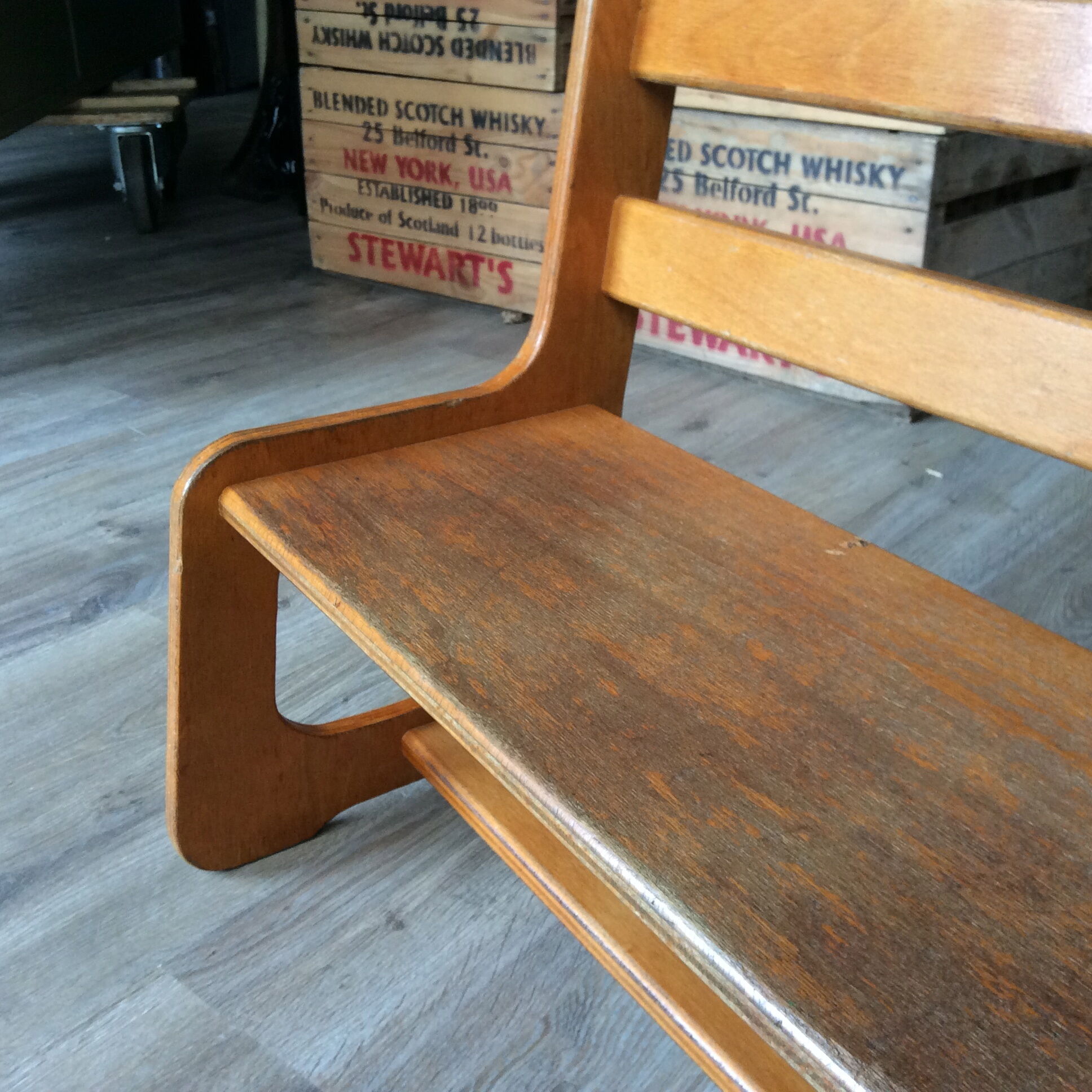 School bench 1970