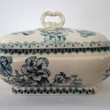 Petite soupière terre de fer Gien Capucines