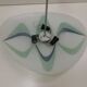 Mid-century design glass pendant/Napako, 1960's.
