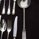 Empire style housewife in silver metal