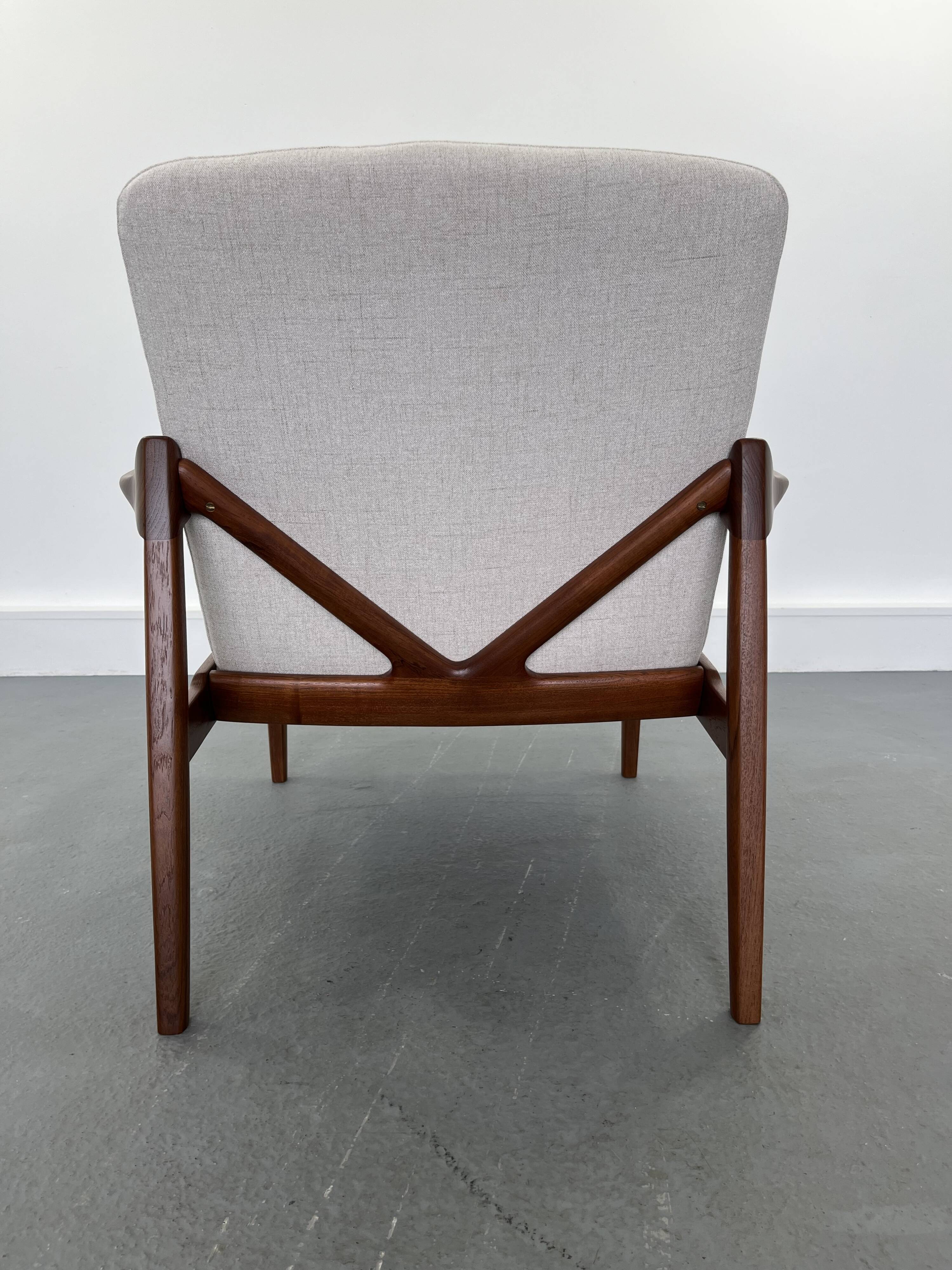 Vintage danish teak lounge chair, 1970s