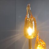 Murano glass leaf Floor Lamp, 1980s