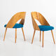 Pair of restored chairs by Antonin Suman, ONV Pisek, 1960s
