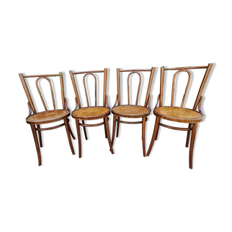 4 bistro chairs from the 30s art nouveau