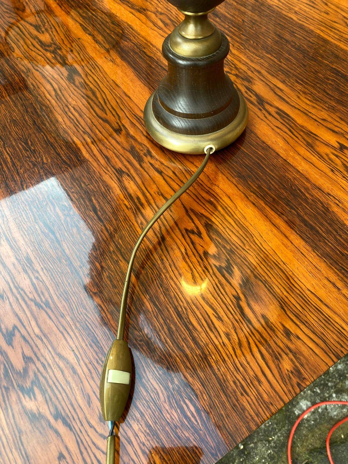 Vintage Kaiser Leuchten gold lamp