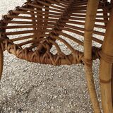 Rattan round table