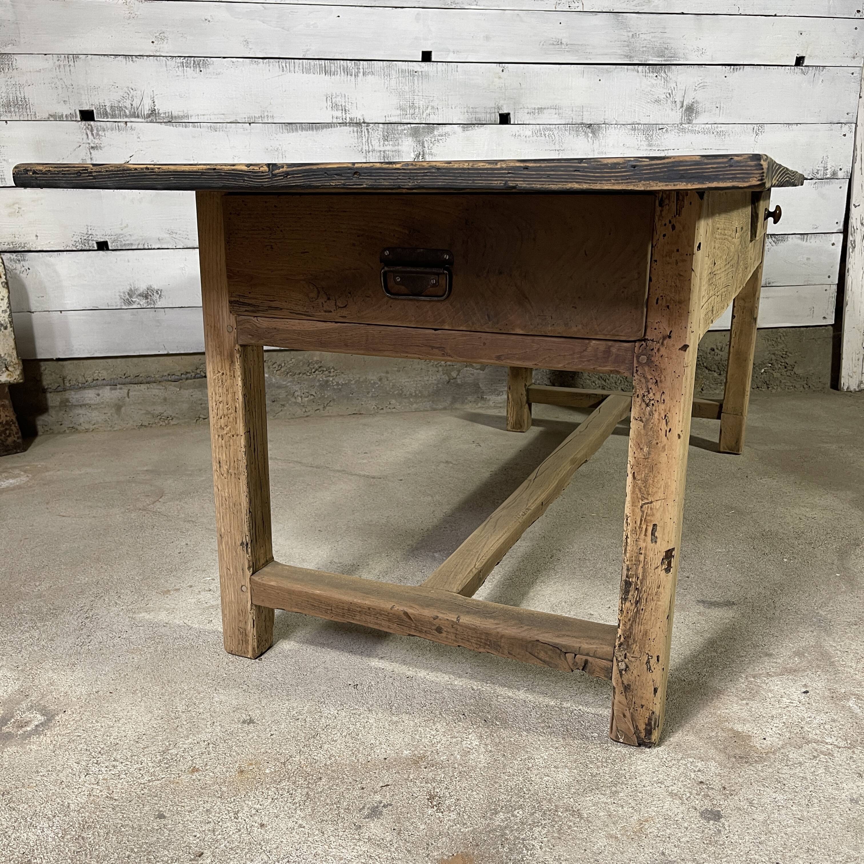 Old farmhouse table