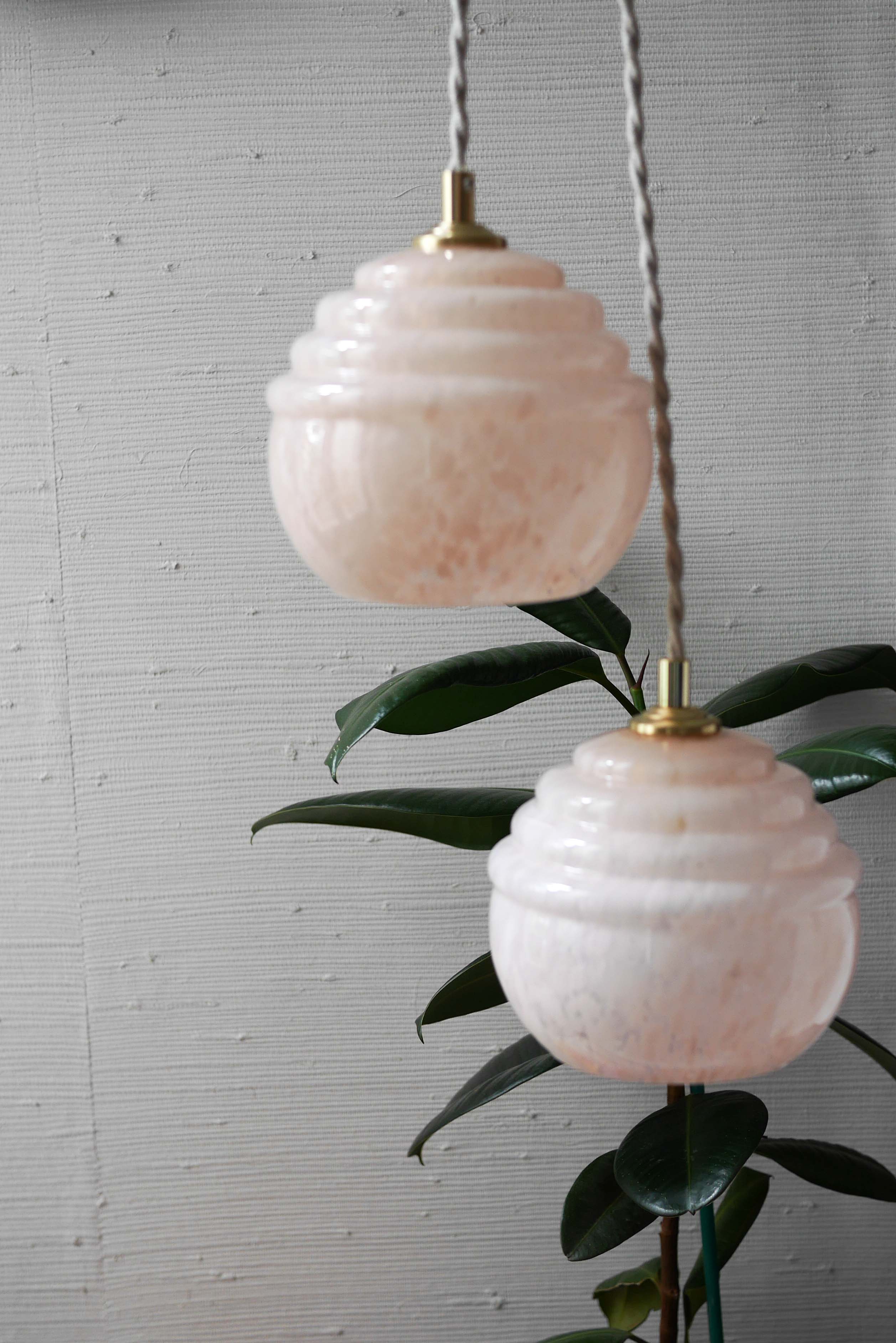 Stroller glass of Clichy rose