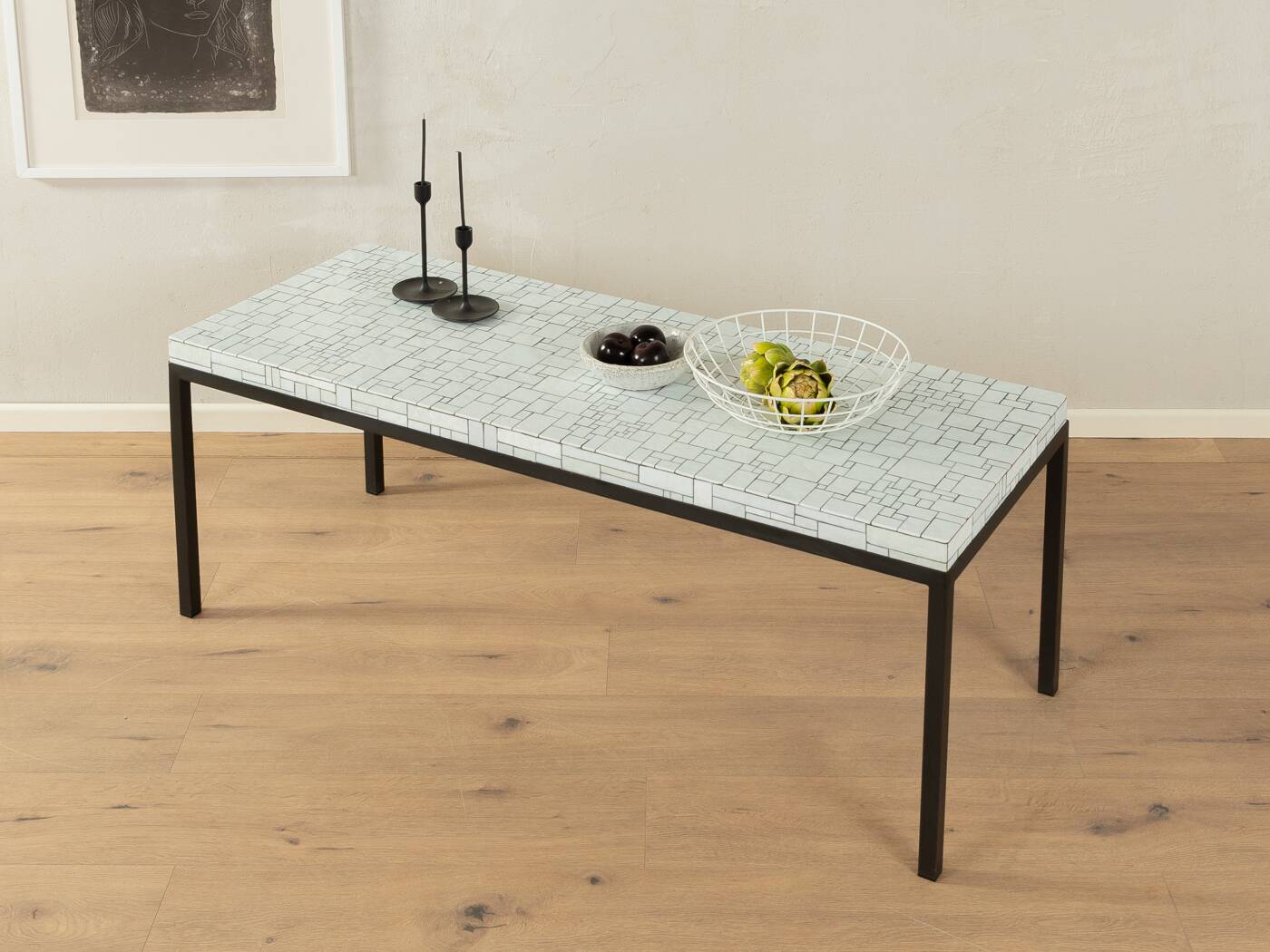 1950s mosaic coffee table