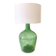 Glass lamp, new 2M fabric cable, lampshade
