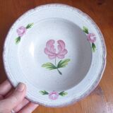 Assiette creuse en faïence Niderviller