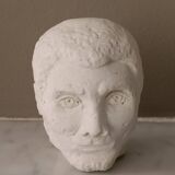 Plaster head of a man