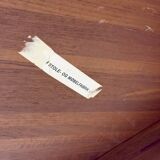 Round Dining Table in Solid Teak, 1970s