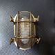 Brass marine corridor wall light