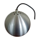 Chandelier suspension light eyeball aluminum ball Space age 70s