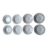 8 assiettes creuses vintage