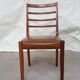 Vtg Set Of 4 Mid Century Teak Dining Chairs Scandinavian 60s 70s Retro Danish