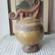 Art ceramic vase signed – Pre-Columbian style / Vallauris spirit