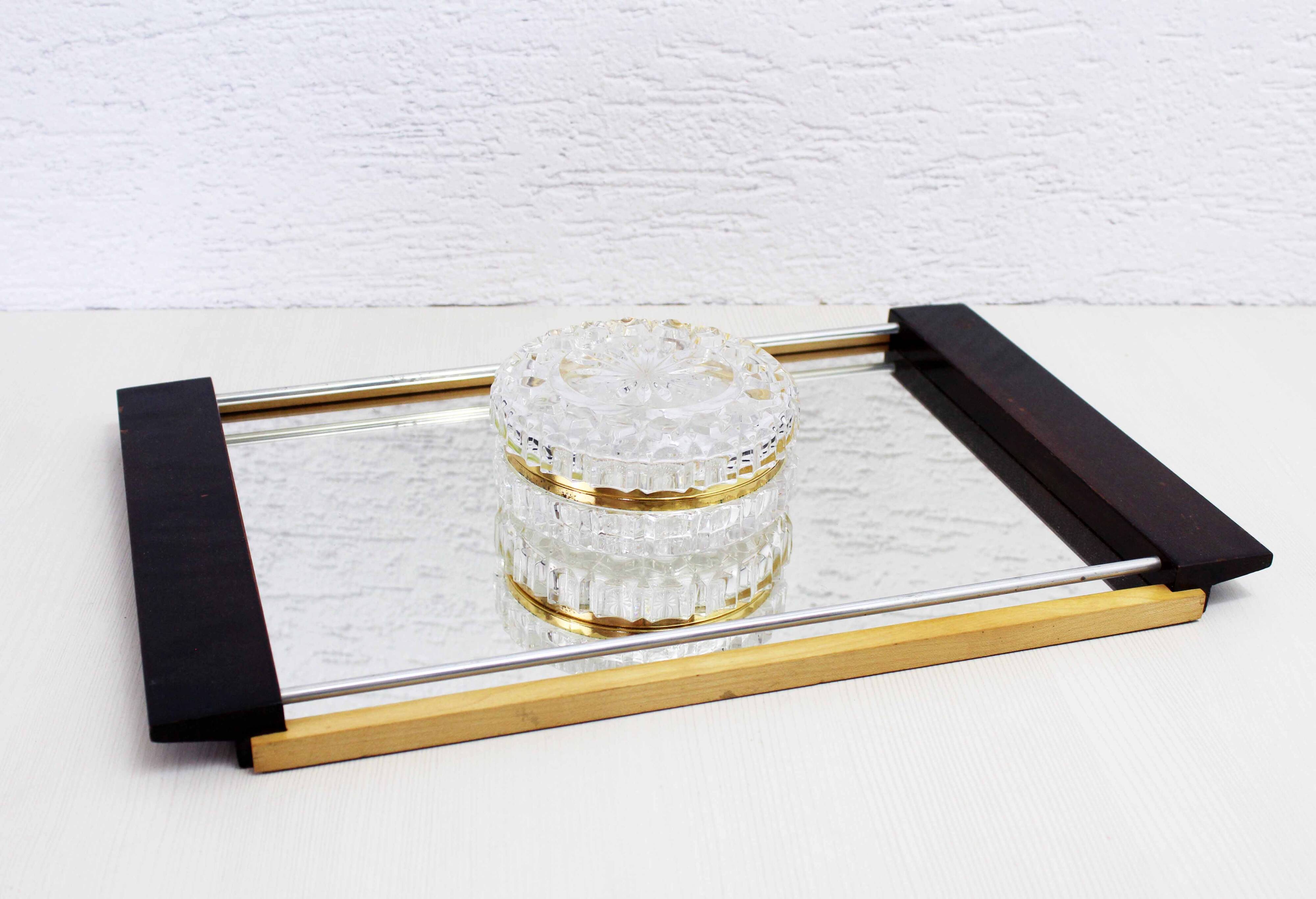 Vintage mirror tray