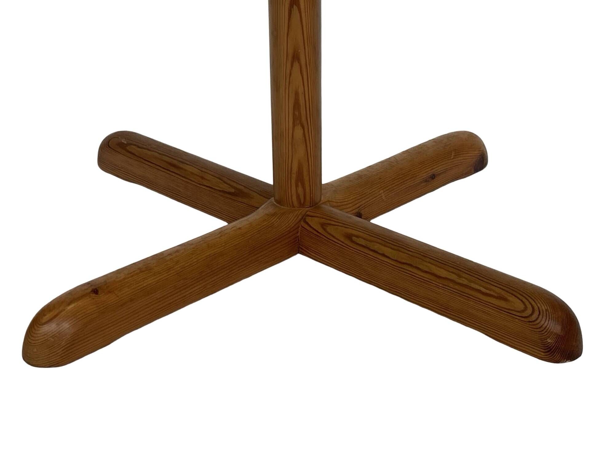 Vintage Pinewood Sputnik Freestanding Coat Rack, 1970s Design